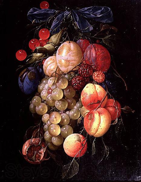 Cornelis de Heem A Garland of Fruit